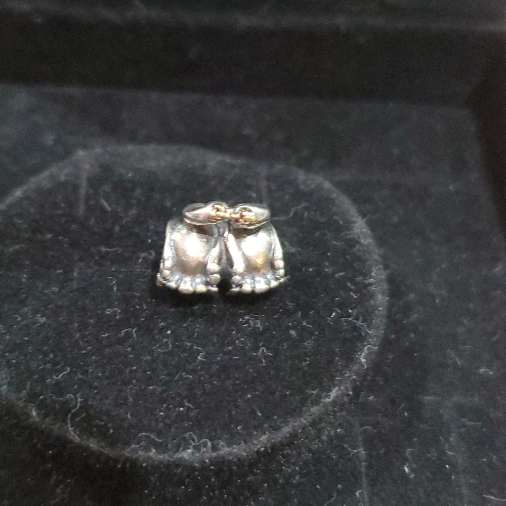 Authentic Pandora Bangle & Charm - image 4